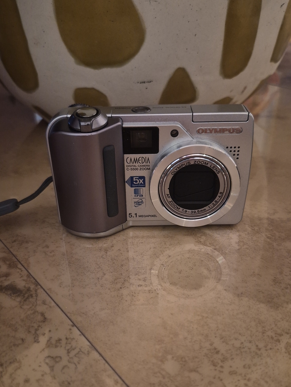Olympus Silver Digital Camera Camedia 5.1MP